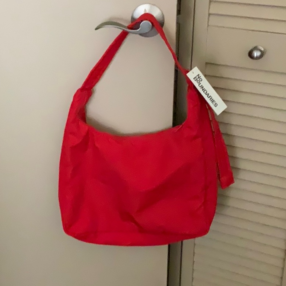 No Boundaries Red Hobo Bag with Casual Elegance